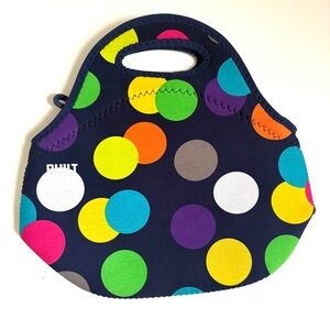 BUILT | Gourmet Getaway Lunch Tote Colorful Polka Dot Neoprene Insulated